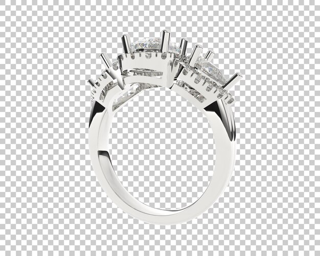 Schmuck isoliert auf dem Hintergrund 3D-Rendering-Illustration