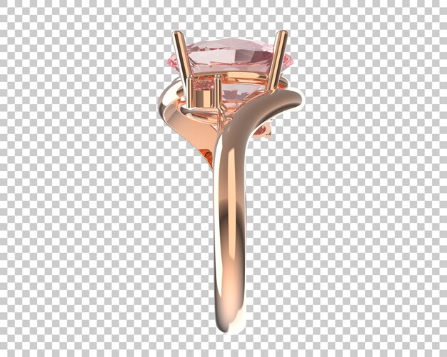 Schmuck isoliert auf dem Hintergrund 3D-Rendering-Illustration