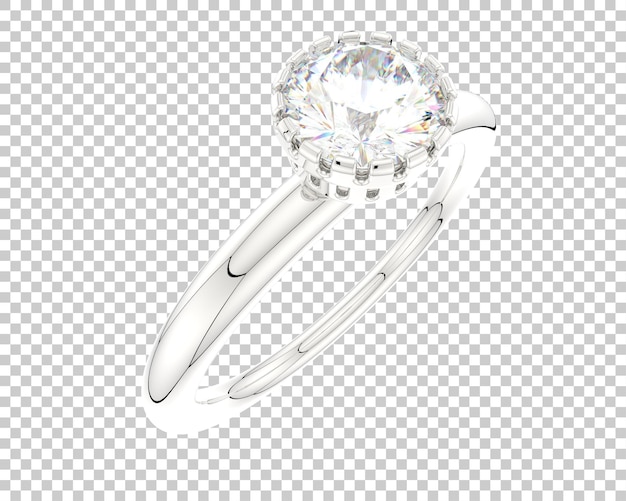 Schmuck isoliert auf dem Hintergrund 3D-Rendering-Illustration