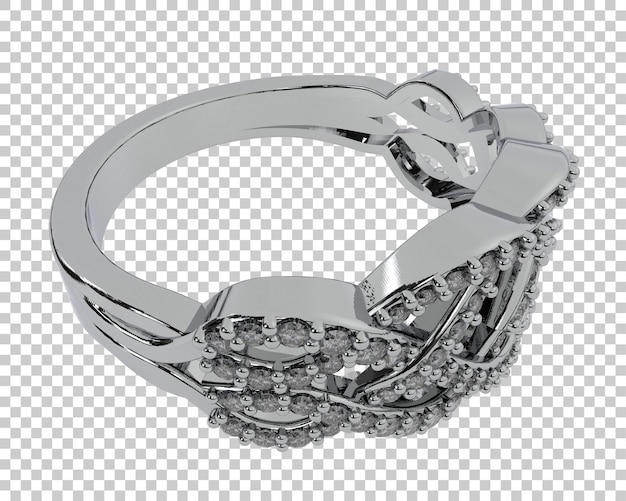 Schmuck isoliert auf dem Hintergrund 3D-Rendering-Illustration