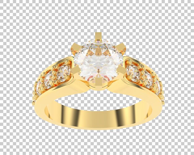 Schmuck isoliert auf dem Hintergrund 3D-Rendering-Illustration