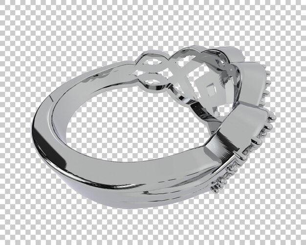 Schmuck isoliert auf dem Hintergrund 3D-Rendering-Illustration