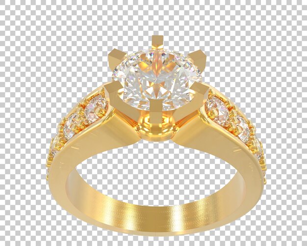 Schmuck isoliert auf dem Hintergrund 3D-Rendering-Illustration