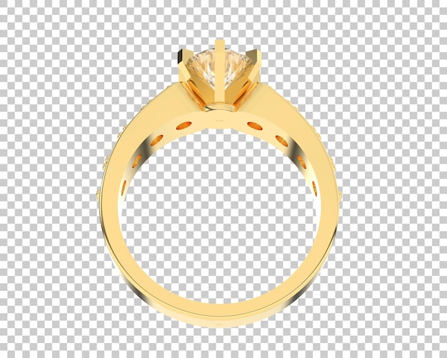 Schmuck isoliert auf dem Hintergrund 3D-Rendering-Illustration