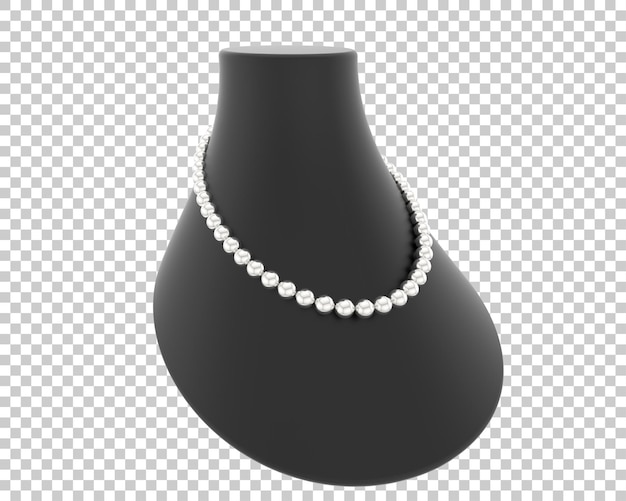 Schmuck isoliert auf dem Hintergrund 3D-Rendering-Illustration