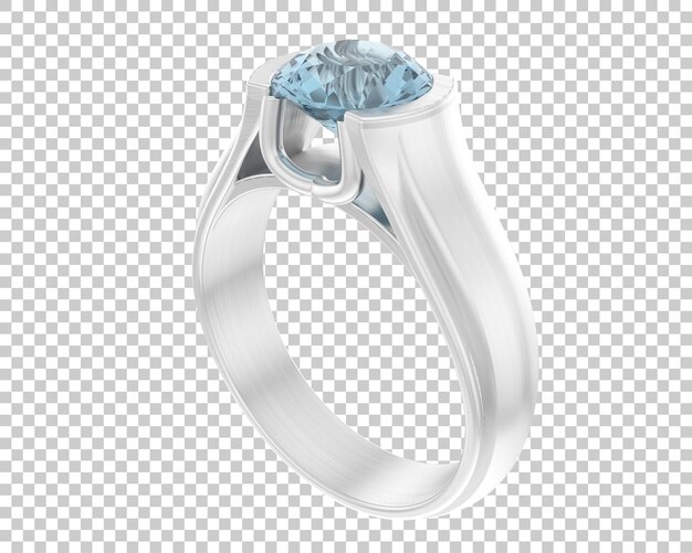 Schmuck isoliert auf dem Hintergrund 3D-Rendering-Illustration