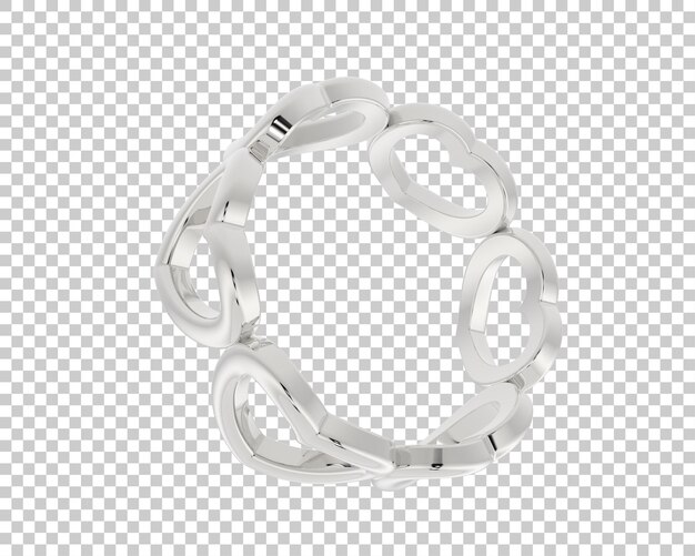 Schmuck isoliert auf dem Hintergrund 3D-Rendering-Illustration