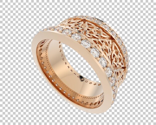 Schmuck isoliert auf dem Hintergrund 3D-Rendering-Illustration