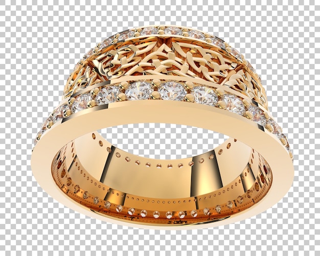 Schmuck isoliert auf dem Hintergrund 3D-Rendering-Illustration