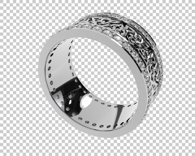 Schmuck isoliert auf dem Hintergrund 3D-Rendering-Illustration