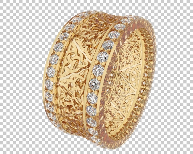 Schmuck isoliert auf dem Hintergrund 3D-Rendering-Illustration