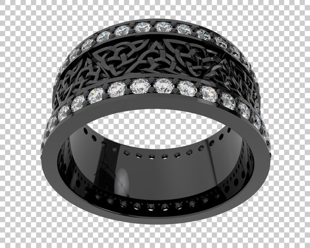 Schmuck isoliert auf dem Hintergrund 3D-Rendering-Illustration