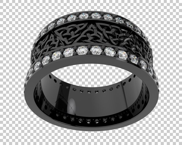 PSD schmuck isoliert auf dem hintergrund 3d-rendering-illustration