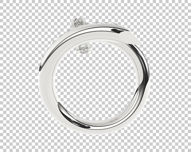 Schmuck isoliert auf dem Hintergrund 3D-Rendering-Illustration
