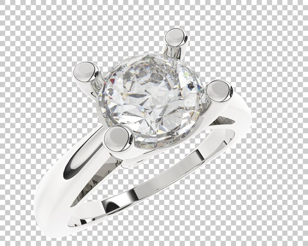 Schmuck isoliert auf dem Hintergrund 3D-Rendering-Illustration