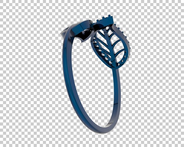 Schmuck isoliert auf dem hintergrund 3d-rendering-illustration