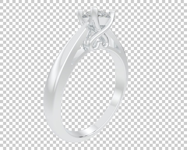 Schmuck isoliert auf dem Hintergrund 3D-Rendering-Illustration