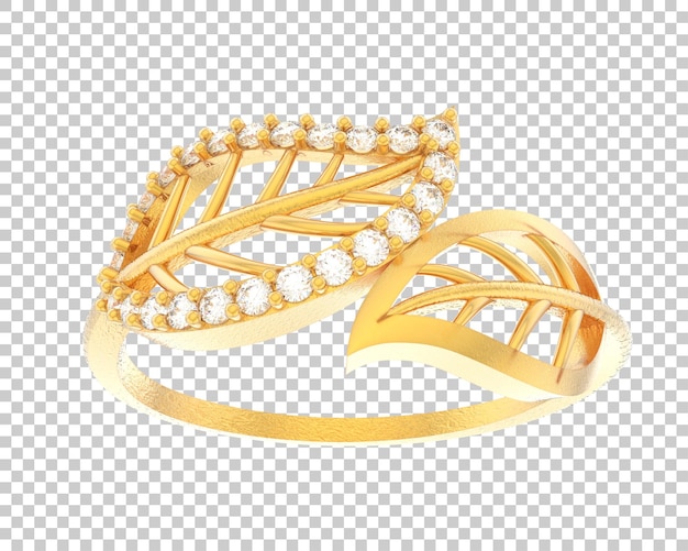 Schmuck isoliert auf dem Hintergrund 3D-Rendering-Illustration