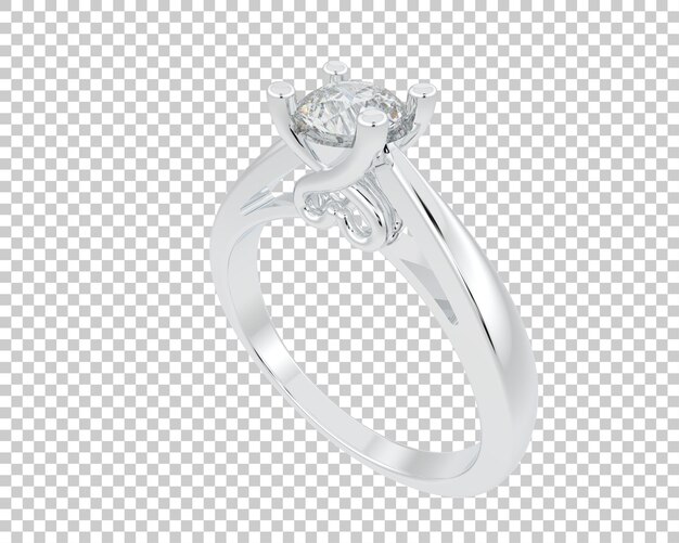 Schmuck isoliert auf dem hintergrund 3d-rendering-illustration