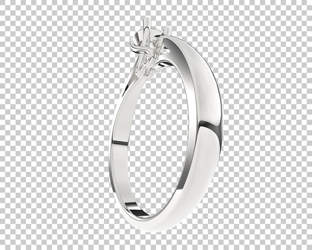 Schmuck isoliert auf dem Hintergrund 3D-Rendering-Illustration