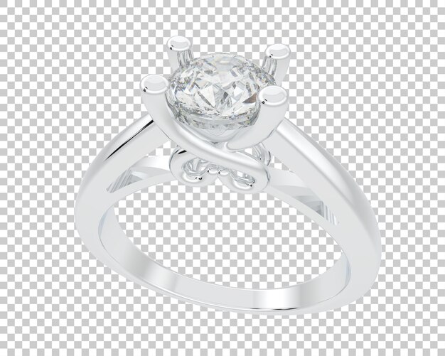 Schmuck isoliert auf dem Hintergrund 3D-Rendering-Illustration