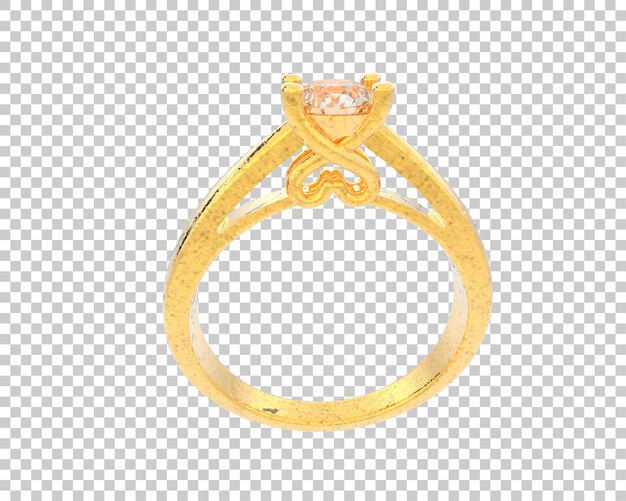 Schmuck isoliert auf dem Hintergrund 3D-Rendering-Illustration