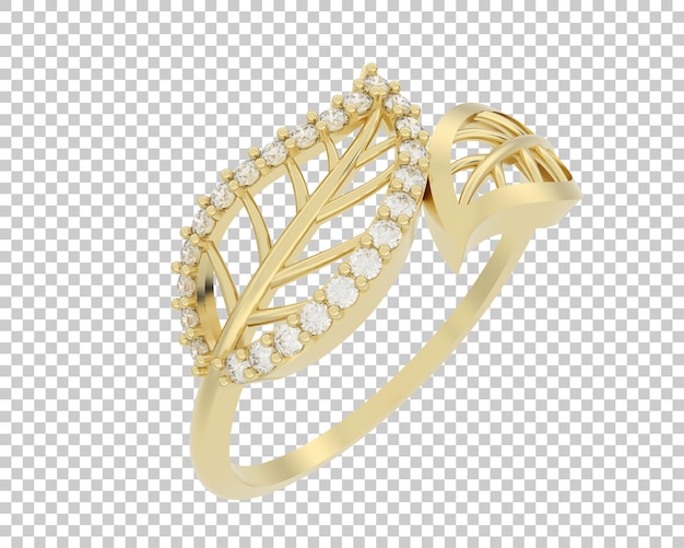 Schmuck isoliert auf dem Hintergrund 3D-Rendering-Illustration
