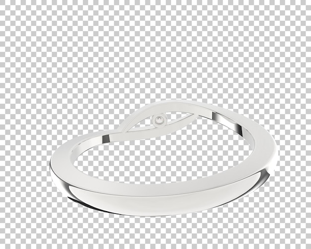 Schmuck isoliert auf dem Hintergrund 3D-Rendering-Illustration