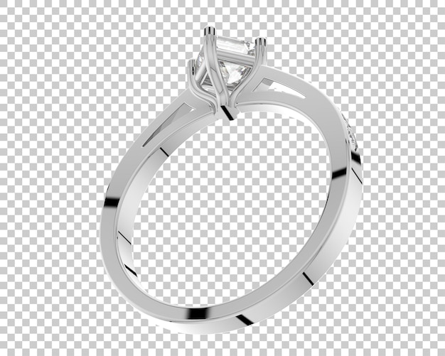 Schmuck isoliert auf dem Hintergrund 3D-Rendering-Illustration