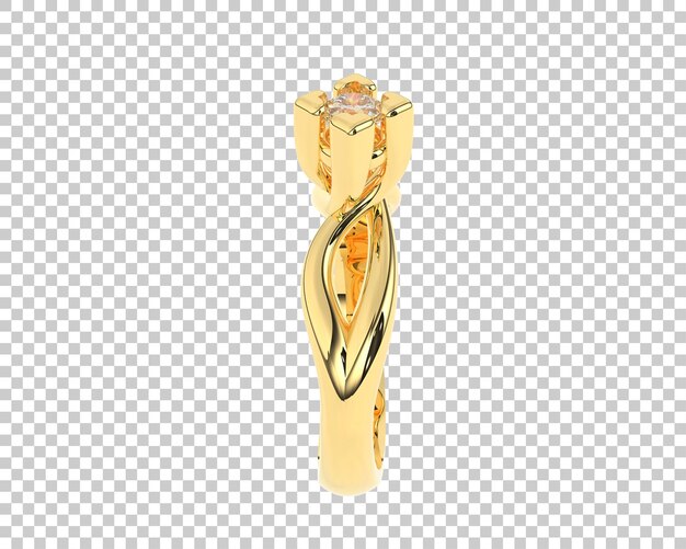 Schmuck isoliert auf dem Hintergrund 3D-Rendering-Illustration