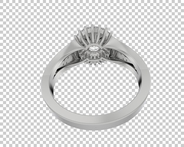 Schmuck isoliert auf dem Hintergrund 3D-Rendering-Illustration