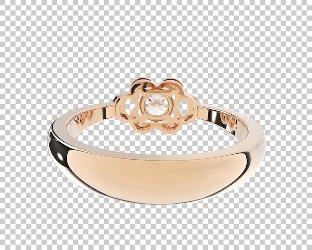 Schmuck isoliert auf dem Hintergrund 3D-Rendering-Illustration