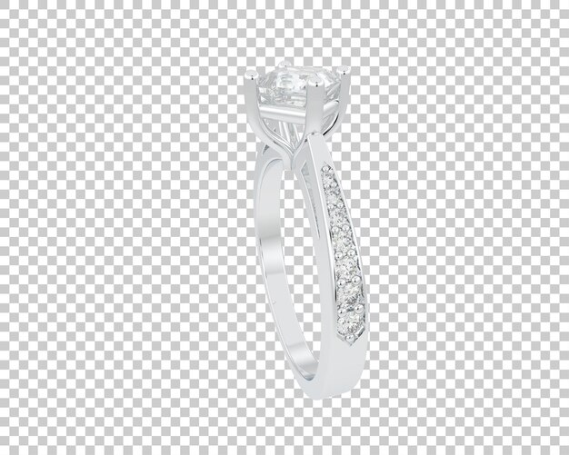 Schmuck isoliert auf dem Hintergrund 3D-Rendering-Illustration