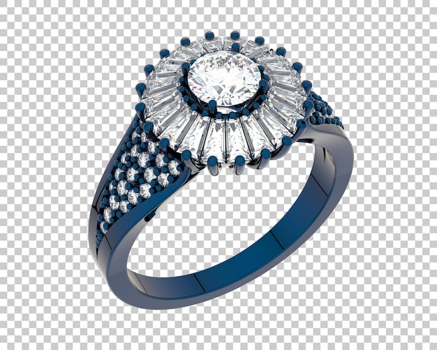 Schmuck isoliert auf dem Hintergrund 3D-Rendering-Illustration