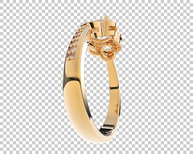 Schmuck isoliert auf dem Hintergrund 3D-Rendering-Illustration