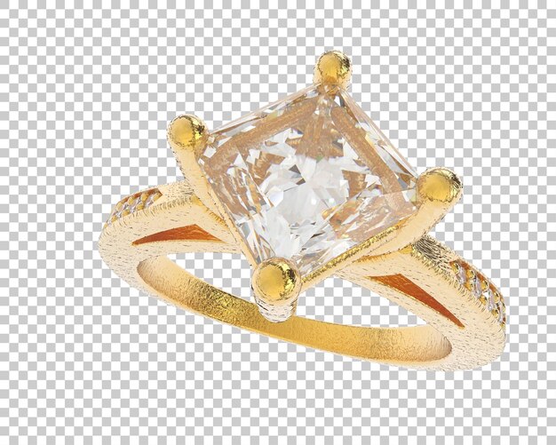 Schmuck isoliert auf dem Hintergrund 3D-Rendering-Illustration