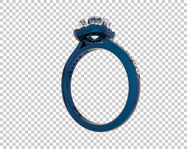 Schmuck isoliert auf dem Hintergrund 3D-Rendering-Illustration