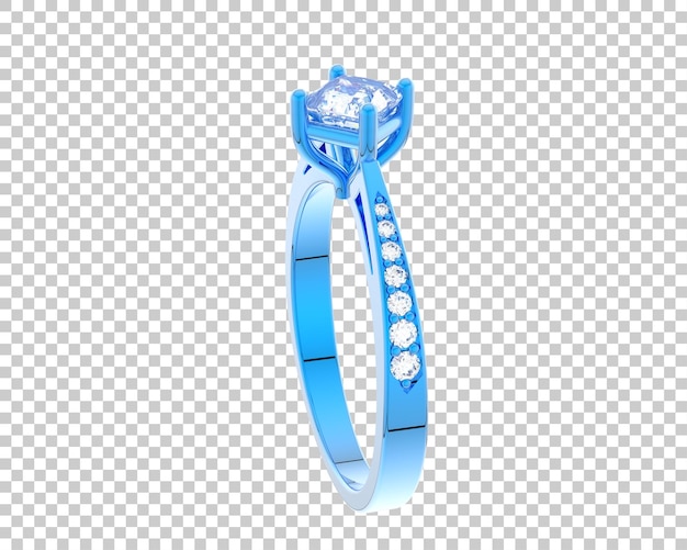 Schmuck isoliert auf dem Hintergrund 3D-Rendering-Illustration