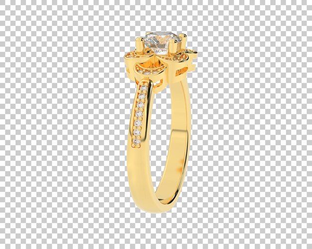 Schmuck isoliert auf dem Hintergrund 3D-Rendering-Illustration
