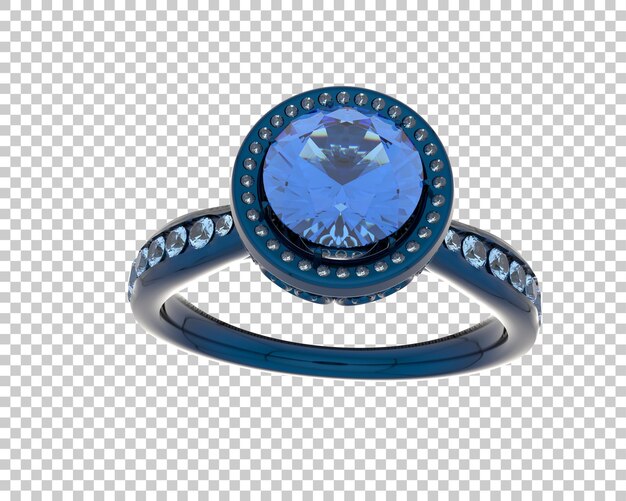 Schmuck isoliert auf dem Hintergrund 3D-Rendering-Illustration