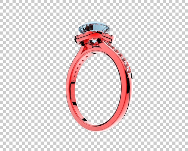 Schmuck isoliert auf dem Hintergrund 3D-Rendering-Illustration