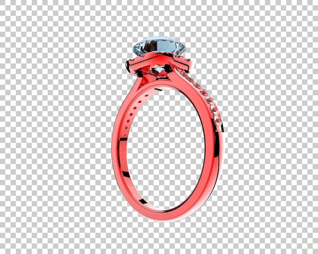 Schmuck isoliert auf dem hintergrund 3d-rendering-illustration