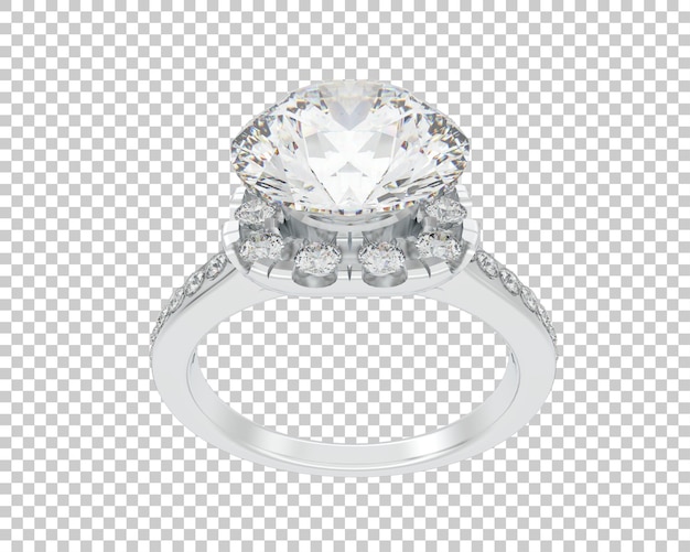 Schmuck isoliert auf dem Hintergrund 3D-Rendering-Illustration