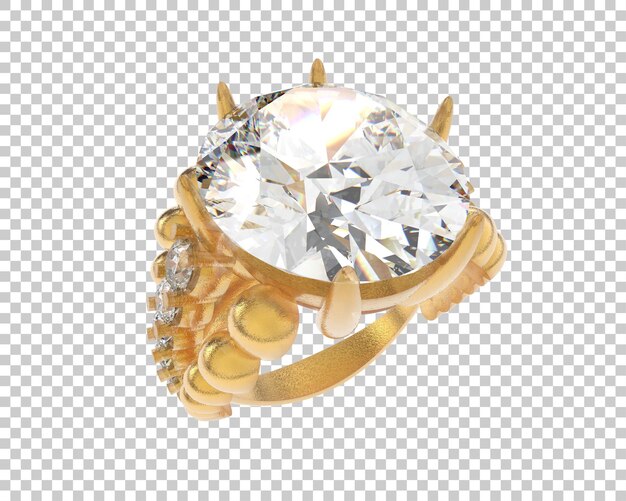 Schmuck isoliert auf dem Hintergrund 3D-Rendering-Illustration