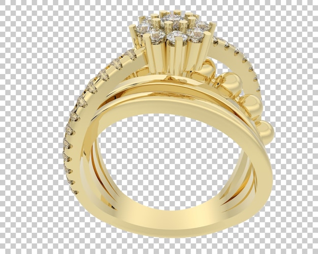 Schmuck isoliert auf dem Hintergrund 3D-Rendering-Illustration