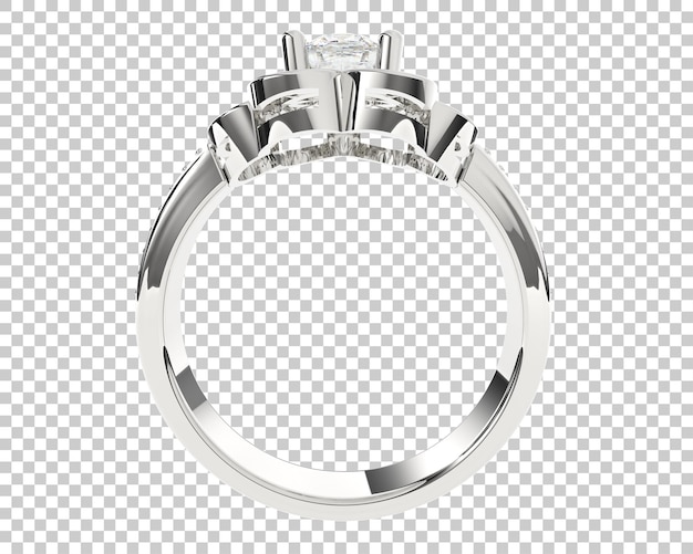 Schmuck isoliert auf dem Hintergrund 3D-Rendering-Illustration