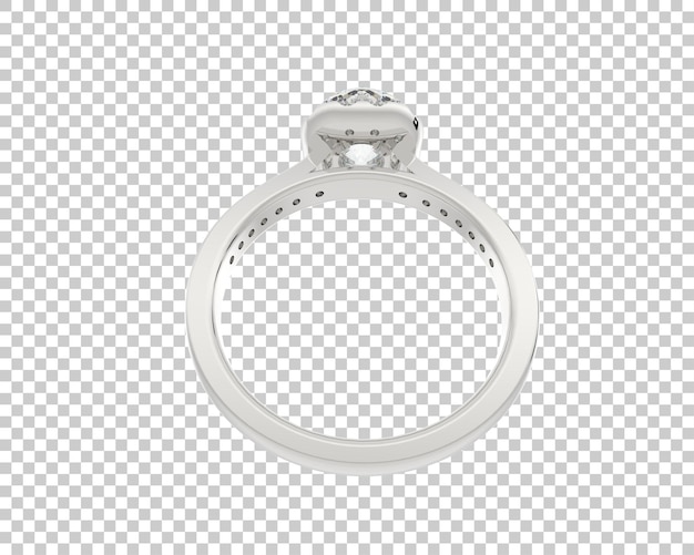 Schmuck isoliert auf dem Hintergrund 3D-Rendering-Illustration