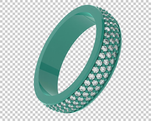 Schmuck isoliert auf dem hintergrund 3d-rendering-illustration