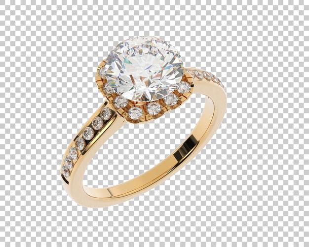 Schmuck isoliert auf dem Hintergrund 3D-Rendering-Illustration