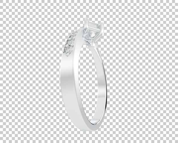 Schmuck isoliert auf dem Hintergrund 3D-Rendering-Illustration